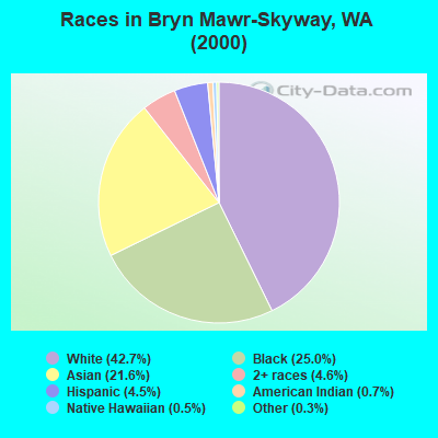 Races in Bryn Mawr-Skyway, WA (2000)
