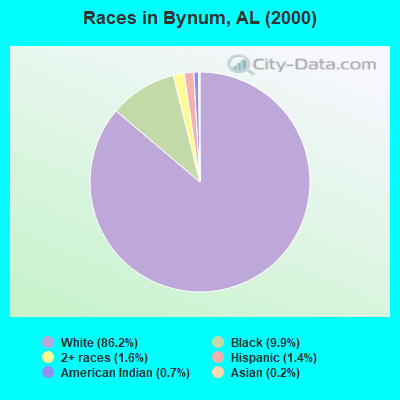 Races in Bynum, AL (2000)