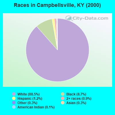 Races in Campbellsville, KY (2000)