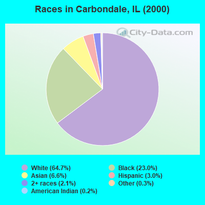 Races in Carbondale, IL (2000)