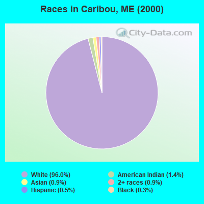 Races in Caribou, ME (2000)