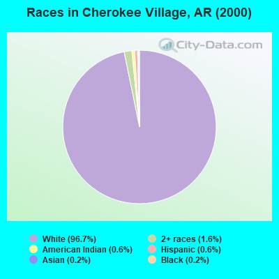 Races in Cherokee Village, AR (2000)