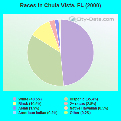 Races in Chula Vista, FL (2000)