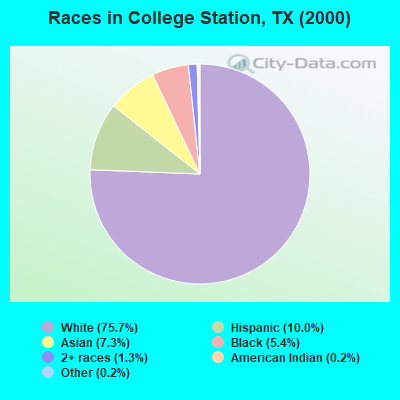 Races in College Station, TX (2000)