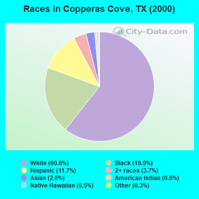 Races in Copperas Cove, TX (2000)