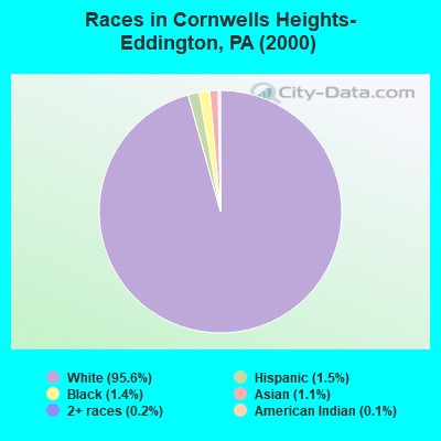 Races in Cornwells Heights-Eddington, PA (2000)