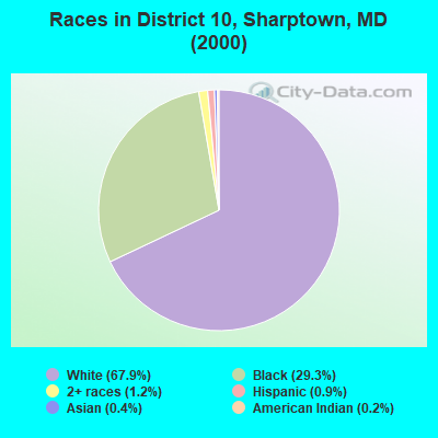 Races in District 10, Sharptown, MD (2000)
