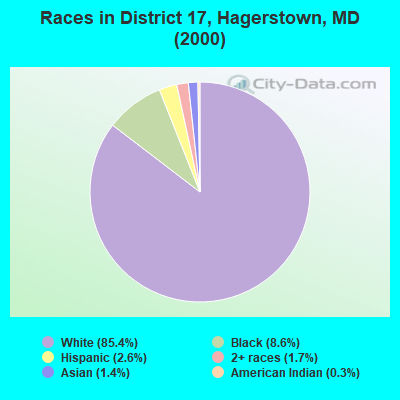 Races in District 17, Hagerstown, MD (2000)