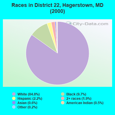 Races in District 22, Hagerstown, MD (2000)