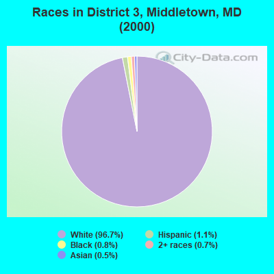 Races in District 3, Middletown, MD (2000)