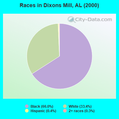 Races in Dixons Mill, AL (2000)