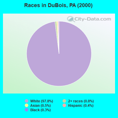 Races in DuBois, PA (2000)