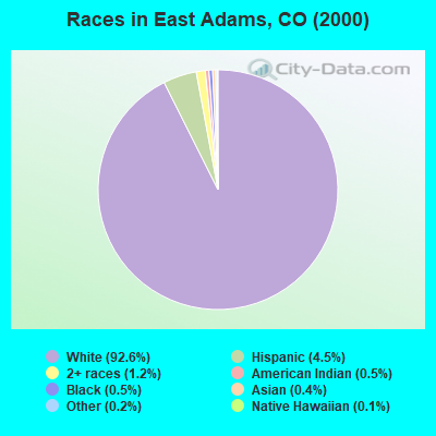 Races in East Adams, CO (2000)