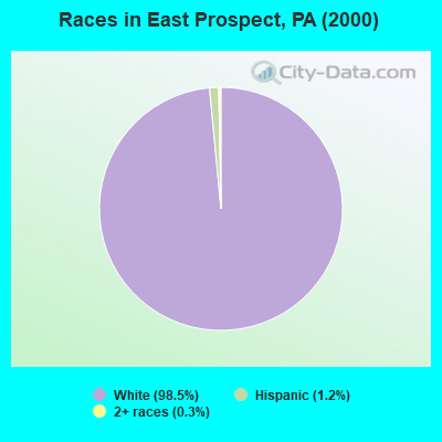Races in East Prospect, PA (2000)