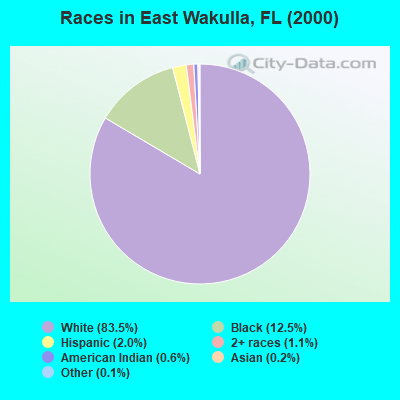 Races in East Wakulla, FL (2000)