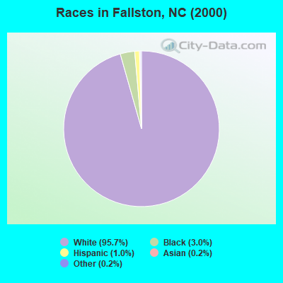 Races in Fallston, NC (2000)