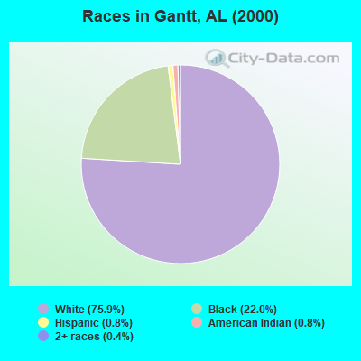 Races in Gantt, AL (2000)