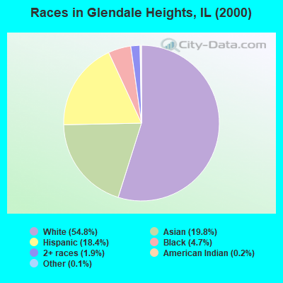 Races in Glendale Heights, IL (2000)