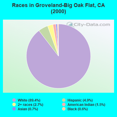 Races in Groveland-Big Oak Flat, CA (2000)