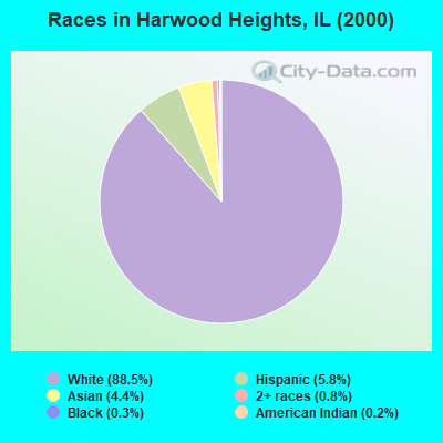 Races in Harwood Heights, IL (2000)