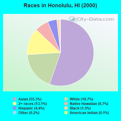 Races in Honolulu, HI (2000)