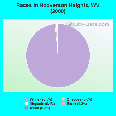 Races in Hooverson Heights, WV (2000)
