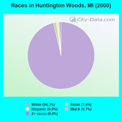 Races in Huntington Woods, MI (2000)