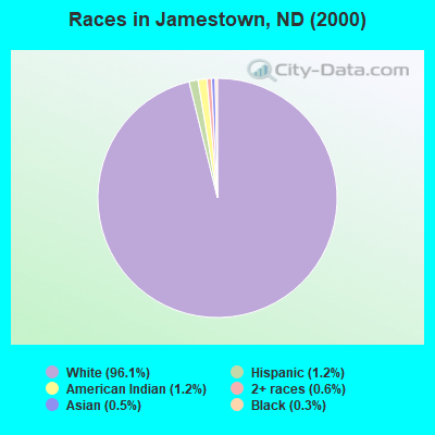 Races in Jamestown, ND (2000)