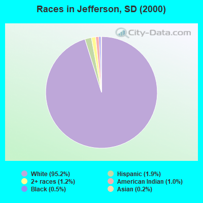 Races in Jefferson, SD (2000)