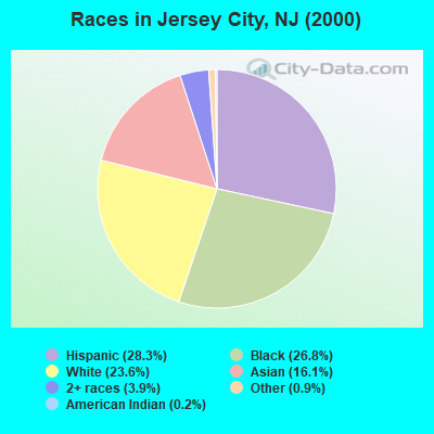 Races in Jersey City, NJ (2000)
