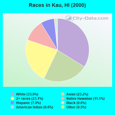 Races in Kau, HI (2000)