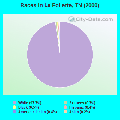 Races in La Follette, TN (2000)