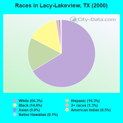 Races in Lacy-Lakeview, TX (2000)