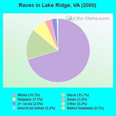 Races in Lake Ridge, VA (2000)