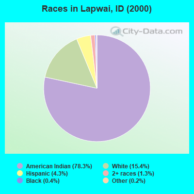 Races in Lapwai, ID (2000)