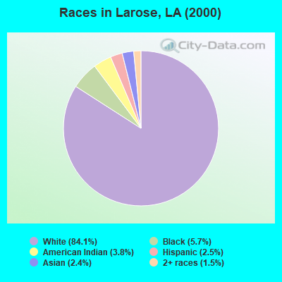 Races in Larose, LA (2000)