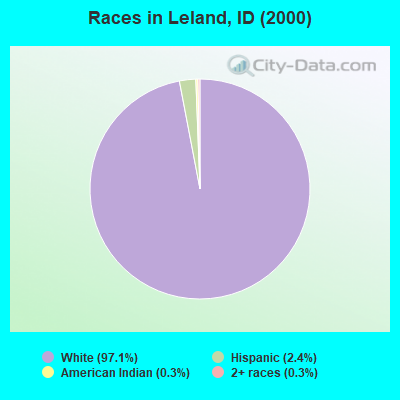 Races in Leland, ID (2000)