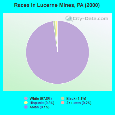 Races in Lucerne Mines, PA (2000)