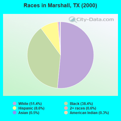 Races in Marshall, TX (2000)
