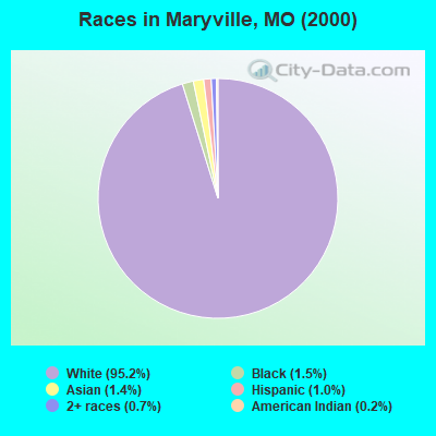 Races in Maryville, MO (2000)