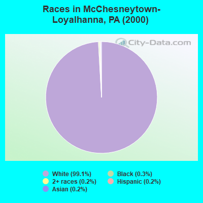 Races in McChesneytown-Loyalhanna, PA (2000)