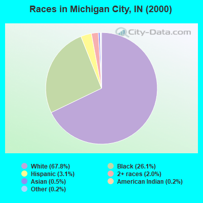 Races in Michigan City, IN (2000)