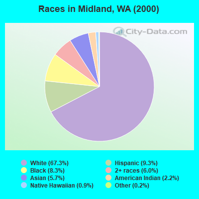 Races in Midland, WA (2000)