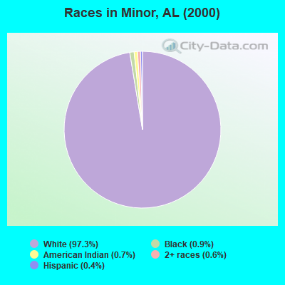 Races in Minor, AL (2000)