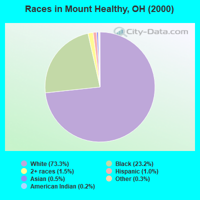 Races in Mount Healthy, OH (2000)