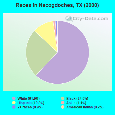 Races in Nacogdoches, TX (2000)