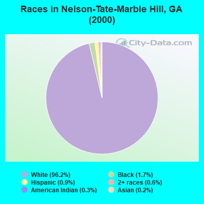 Races in Nelson-Tate-Marble Hill, GA (2000)