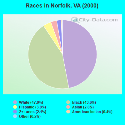 Races in Norfolk, VA (2000)