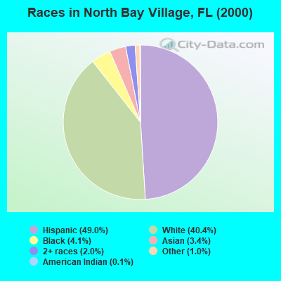 Races in North Bay Village, FL (2000)