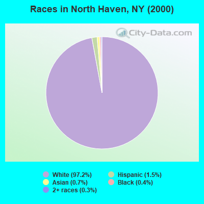 Races in North Haven, NY (2000)